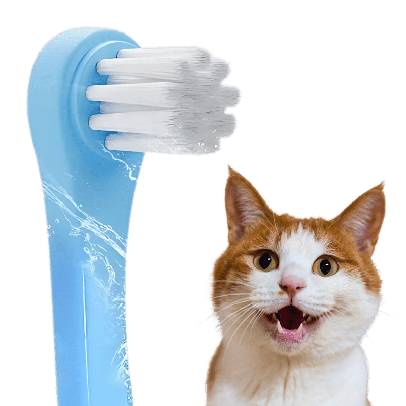 Gentle Clean Szczoteczka do Zębów dla Kota z Miękkimi Nylonowymi Włosami Gentle Clean Szczoteczka do Zębów dla Kota z Miękkimi Nylonowymi Włosami