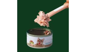 Silikonowa łyżka do karmy dla kota z długą rączką – szpatułka do mokrej karmy